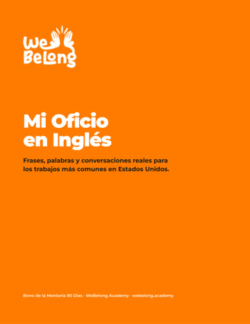 Portadas de los 4 manuales de inglés real de WeBelong